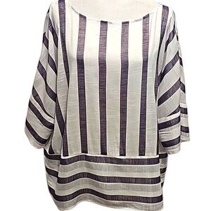 Banana Republic Striped Flowly Women's Top